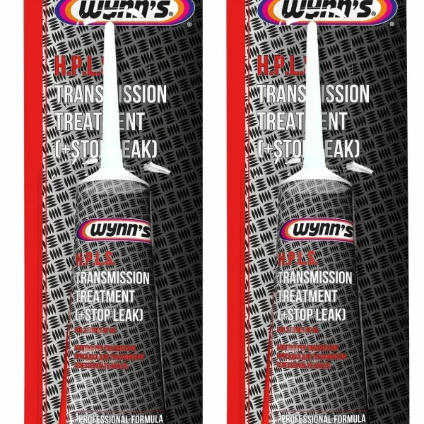 2x Wynns HPLS Gearbox Transmission Differential Oil Lowers Friction Noise Stop