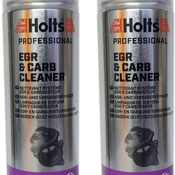 2x Holts Valve EGR Carburettor Cleaner Spray Carb Air Petrol Diesel Intake 500ML